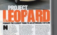 Tracking down cars: Project Leopard updated 2020