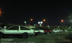 Late night Parking lot Corolla meet - 2006