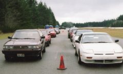 Drift practice at "Field of Dreams" - Belfair, WA 2005