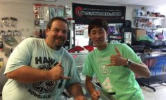 Yuuya and David Hawaiian meeting