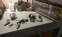 Heads and tails part 2: Prepping headlights and corner lamp wiring