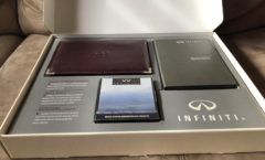 1992 Infiniti M30 Convertible Welcome Kit